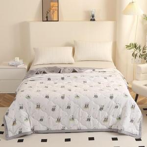 Piumino Estivo in Cotone Lavato Personalizzato OEM ODM, Trapuntato con Stampa Cartoon, Traspirante, Morbido e Sottile per Aria Condizionata - Product Image 6