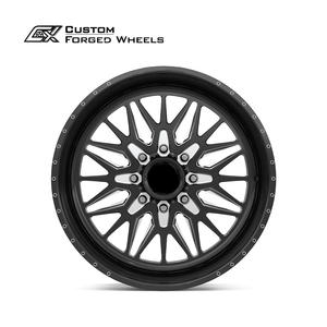 Rines de Aluminio Forjado Super Single para Camioneta, 20-30 Pulgadas, Negro Brillante con Borde Mecanizado, 6x139.7, Personalizables, Estilo SRW American Force Wheels - Product Image 2