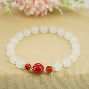 Pulsera <span class=keywords><strong>de</strong></span> jade <span class=keywords><strong>de</strong></span> cristal con cuentas para mujer, nuevo diseño, DS 2022, pulsera <span class=keywords><strong>de</strong></span> jade elástica <span class=keywords><strong>de</strong></span> estilo <span class=keywords><strong>nacional</strong></span> - Product Image 2