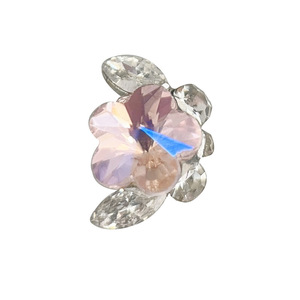 Accesorios para <span class=keywords><strong>Uñas</strong></span> con Cristales <span class=keywords><strong>de</strong></span> Circonita en Forma <span class=keywords><strong>de</strong></span> Flor <span class=keywords><strong>de</strong></span> Ciruelo, Flor Tridimensional Transparente <span class=keywords><strong>de</strong></span> Aleación, Logotipo Personalizado, Origen Zhejiang - Product Image 5