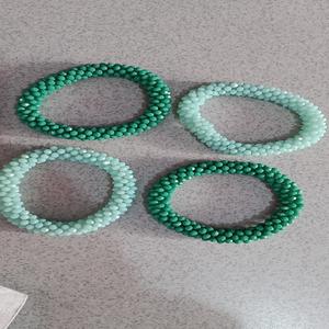 Bracelets élastiques perlés légers et élégants sur mesure Accessoires vintage confortables pour un usage quotidien et les fêtes - Product Image 1