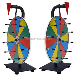 Portable roue prix filatures jeu Fortune fête tourner plaque mur carnaval tirage au sort table loterie Machine gagnant amusant - Product Image 4