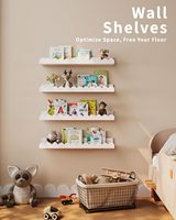 Étagères murales design, étagères flottantes, étagères murales festonnées, rangement pour chambre d'enfant, décoration de chambre de bébé, installation facile et sécurisée pour les enfants