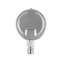 SY YN Anti-Vibration Resistant Stainless Steel Liquid-Filled Silicone Oil Pressure Gauge 1.0% Accuracy -0.1~60MPa Range for