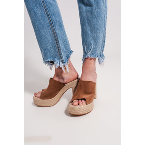 Jeans de Pierna Recta con Dobladillo Deshilachado en Azul - Product Image 2