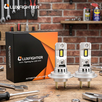 LUXFIGHTER Q36 lampu depan Led mobil, lampu depan mobil H1 H7 H11 bohlam Led Canbus 9005 HB3 9006 HB4 6000k