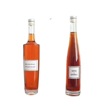Bouteille d'eau en verre personnalisée de qualité supérieure, bouteille en verre pour boissons et jus, 750 ml, 500 ml, 375 ml, 200 ml