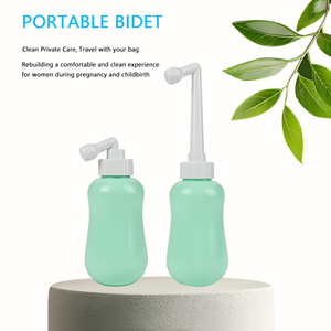 Portable <strong>Handheld</strong> <strong>Bidet</strong> Toilet Spray Bottle Discount <strong>Plastic</strong> Peri Bottle for Mom's Bathroom Cleaning Travel-Friendly - Product Image 1