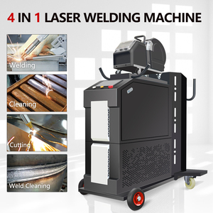 Cortadora Láser de 1500W 2000W 3000W, Máquina de Soldadura Láser de Fibra Portátil 4 en 1 para Acero Inoxidable, Carbono y Aluminio - Product Image 2