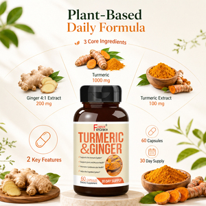Complément alimentaire Shecome à base d'extraits de curcuma pour la santé des articulations des hommes et des femmes – Capsules de curcuma - Product Image 3