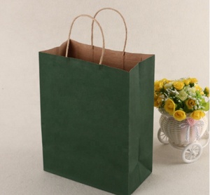 Bolsas de Papel Kraft para Llevar Compras, con Asas Blancas, Marrones <span class=keywords><strong>y</strong></span> Negras, Impresas con Logotipo Personalizado, Reciclables, al por Mayor - Product Image 5