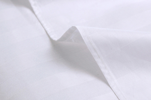 Draps de lit de <span class=keywords><strong>luxe</strong></span> à la mode 100% coton ensemble de literie tissu satiné couvre-lit en relief hôtel draps de lit blancs - Product Image 5