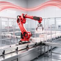 Robot industriel articulé 6 axes servo-électrique avec boîte de vitesses PLC, roulement, marque BORUNTE, moteur de 1 kW