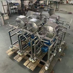 Chinese New Automatic High-quality <b>Wine</b> Filter Machine with 304 Stainless Steel Filter Plate and 1-micron Filter Membrane - Product Image 3