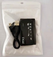 Lector de Tarjetas 6 en 1, SD, TF, CF, XD, MS, MMC, USB 2.0 Externo, Apto para Portátiles/Tabletas/Teléfonos, Suministrado Directamente por el Fabricante