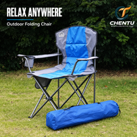 Chaise de pêche pliante portable d'extérieur, tabouret de camping pour barbecue, chaise de plage légère avec dossier pour loisirs