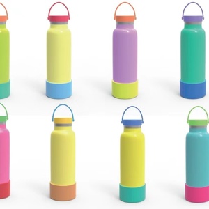 New Style Double Wall Stainless Steel Vacuum <b>Flask</b> Outdoor Sport <b>Hot</b> Cold Water Bottle With Lid - Product Image 6