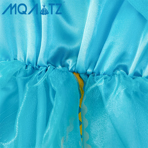 MQATZ nuovo arrivo ragazze blu Cosplay abito da principessa modello solido Costume da neonato per piccola principessa APF02 - Product Image 4