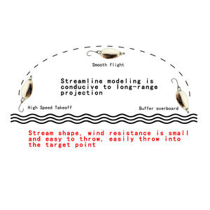 Ensemble de 10 pièces leurre méné à longue coulée crochet unique 2.5 3.5 5g matériel de plomb appât en métal en forme de cuillère pour bar <span class=keywords><strong>brochet</strong></span> <span class=keywords><strong>petit</strong></span> blanc - Product Image 6