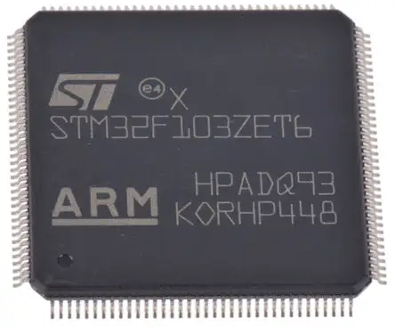 STM32F103ZET6 электронные компоненты 32-битный процессор ARM Cortex M3 микроконтроллер 64kb оперативная память USB I2C SPI 144 LQFP STM32F103ZET6