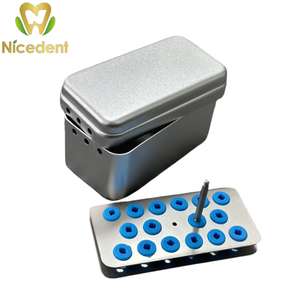 Supporto odontoiatrico in alluminio <span class=keywords><strong>Autoclave</strong></span> odontoiatria Block Block scatola di disinfezione supporto <span class=keywords><strong>Autoclave</strong></span> aghi ad alta velocità e bassa velocità - Product Image 4