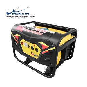 Wenxin Manual <b>Generator</b> Set 220V 3kW Air-Cooled <b>Gasoline</b> Engine Portable Emergency Single Three Phase 50Hz Easy Carry Model - Product Image 2