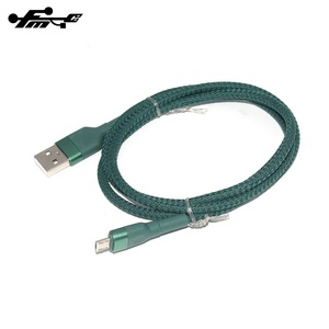 Thâm quyến tiêu chuẩn ban đầu 2.0 bện cáp USB 3A nhanh chóng sạc kim loại kết nối cho <span class=keywords><strong>iPhone</strong></span> IOS Cáp dữ liệu tương thích - Product Image 4