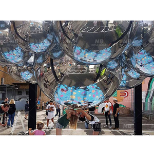 Wholesale Inflatable Colorful Metallic Ball Decorative Mirror <b>Balloons</b> Big Shiny Balls <b>Customized</b> Fast Shipping Decorative Infla - Product Image 1