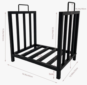 Portatile, Stile Europeo, Resistente, Alternativa al Capanno <span class=keywords><strong>da</strong></span> Giardino in Legno, con Ferramenta e Bulloni Antiruggine, Griglia per Legna <span class=keywords><strong>da</strong></span> Ardere per Forno di Grado Ristorazione - Product Image 2