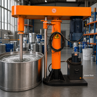 Mélangeur-agitateur industriel hydraulique en acier inoxydable 1500L avec moteur pour produits chimiques, floculants et eaux usées de qualité alimentaire