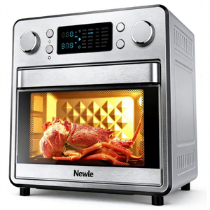 Nueva Freidora de Aire Cuadrada Newle de 15L, 1600W, Acero Inoxidable, Horno Tostador de Convección 24 en <span class=keywords><strong>1</strong></span> con Pantalla Digital LED, 230V ° Temporizador de 90 minutos con temperatura máxima C - Product Image 1
