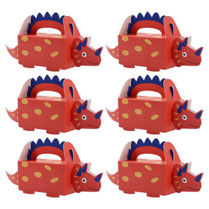 Cajas de Papel para Dulces con Diseño de Dinosaurio, Cajas de Regalo para <span class=keywords><strong>Galletas</strong></span>, Decoración para Fiestas de Cumpleaños y Baby Shower - Product Image 2