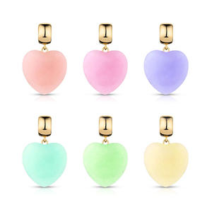 Nuevo estilo de moda para mujer, joyería de piedra chapada en oro PVD de 18 quilates, collar con colgante de fruta de cereza roja para fiesta de mujer - Product Image 6