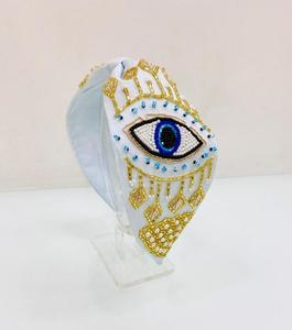 Luxury Style Beaded <b>Headband</b> with Premium Multicoloured Seed Beads for Trendy Hair Styling and Decorative Fashion Use - Product Image 2