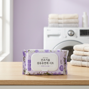 Feuilles d'assouplissant pour sèche-linge uniquement avec parfum de musc blanc Paquet de 30 rehausseurs de linge - Product Image 3