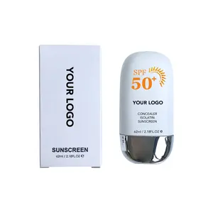 Wholesale sunscreen plastic packaging cosmetic tube sunscreen make your own brand sunscreen spf 50 private label