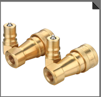 KZD ZG1/4 Connecteur rapide de tuyau d'air hydraulique à raccord rapide robuste en laiton pour machines de construction