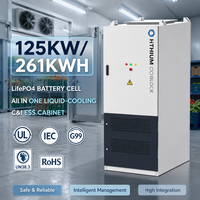 HiTHIUM 125kW 261kWh Sistem Penyimpanan Energi Baterai Lithium Berpendingin Cair dengan Garansi 10 Tahun untuk Fasilitas Penyimpanan Dingin