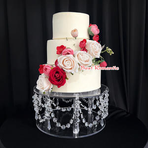 Support à gâteau en acrylique pour mariage, séparateur de gâteau de mariage, plateau à gâteau pour fête d'anniversaire, fournitures de décoration de gâteau pour baby shower - Product Image 5