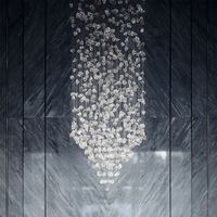 Lustre islamique en cuivre et cristal, design sur mesure pour mosquée