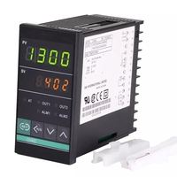 Thermostat de four Régulateur de température numérique Contrôleur de température PID CH402 Relais SSR Double sortie Vertical 48*96mm
