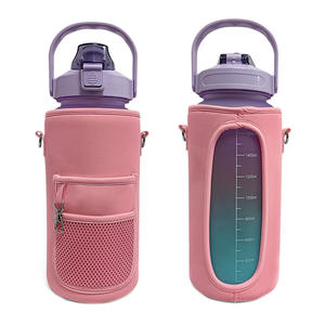 <span class=keywords><strong>2L</strong></span> Gym Néoprène Gallon <span class=keywords><strong>Bouteille</strong></span> D'eau Refroidisseur Manches Sac Pochette Titulaire <span class=keywords><strong>Bouteille</strong></span> D'eau Manches - Product Image 3