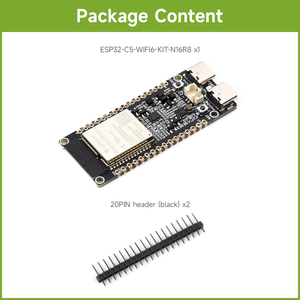 Placa de Desarrollo ESP32-C5 con Wi-Fi 6 de Doble Banda, Procesador RISC-V de 240MHz, Módulo Serie ESP32-C5-WROOM-1, Multiprotocolo K728 - Product Image 5