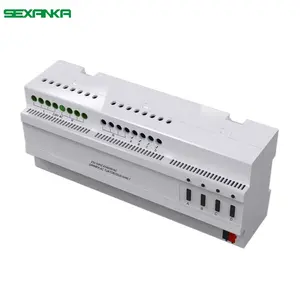 SEXANKA KNX EIB K-bus Smart Home Automation System Module Actuator KNX 2 Way Dimming Smart Wall Switch Actuator Room Controller