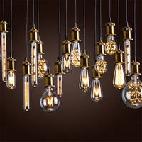 WOOJONG fabricante de material de vidrio bombilla led A60 E27 11W 220-240V globo filamento bombilla led foco lámpara incandescente bombilla Edison