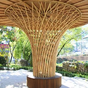 Yuzhu Bamboo Pavilion Various Size Light Luxury Outdoor Decorate - Product Image 4