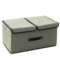 Boîte de rangement pliable en tissu moderne pour l'organisation de la maison, bac de rangement pratique et élégant