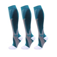 Chaussettes de compression sportives pour hommes et femmes, avec logo personnalisé, pour la course, l'allaitement, le cyclisme, et pour le football de printemps, modèle mi-mollet