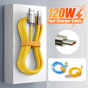 Câble de chargeur en alliage de zinc 120W Usb C Type-c 6A Câble de données à chargement super rapide Téléphone portable type c Câble de chargement usb - Product Image 5