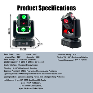 <span class=keywords><strong>Precio</strong></span> <span class=keywords><strong>de</strong></span> fábrica: Luces <span class=keywords><strong>de</strong></span> escenario con cabezal móvil LED RGBW <span class=keywords><strong>de</strong></span> 150W, efecto <span class=keywords><strong>de</strong></span> rueda <span class=keywords><strong>de</strong></span> viento y fuego, láser <span class=keywords><strong>de</strong></span> haz y estroboscópico, DMX512, velocidad <span class=keywords><strong>de</strong></span> estroboscopio <span class=keywords><strong>de</strong></span> 0-20Hz - Product Image 5